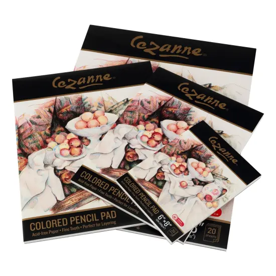 Cezanne 100% Cotton Colored Pencil Pad - Multipacks {2}