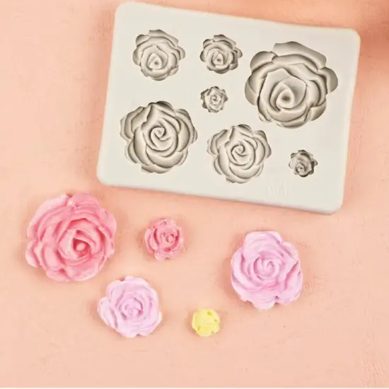 Rose Variety silicone mold {1}