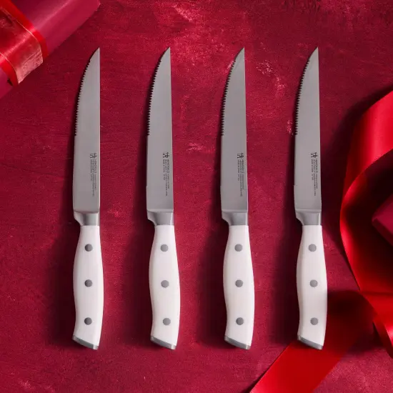 Henckels Forged Accent Set of 4 Steak Knife Set, German Engineered Informed by 100+ Years of Mastery {6}