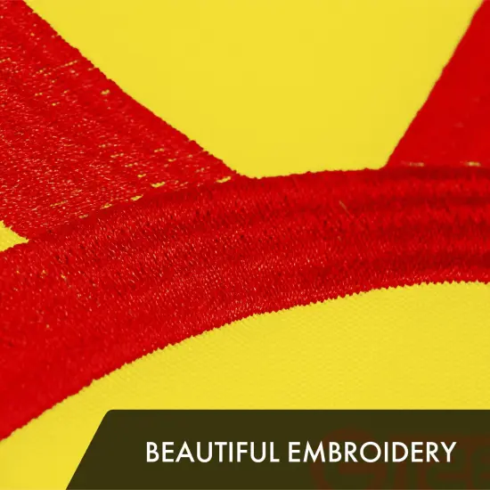 G128 3 Pack: New Mexico NM State Flag | 4x6 Ft | ToughWeave Series Embroidered 300D Polyester | Embroidered Design, Indoor/Outdoor, Brass Grommets {3}