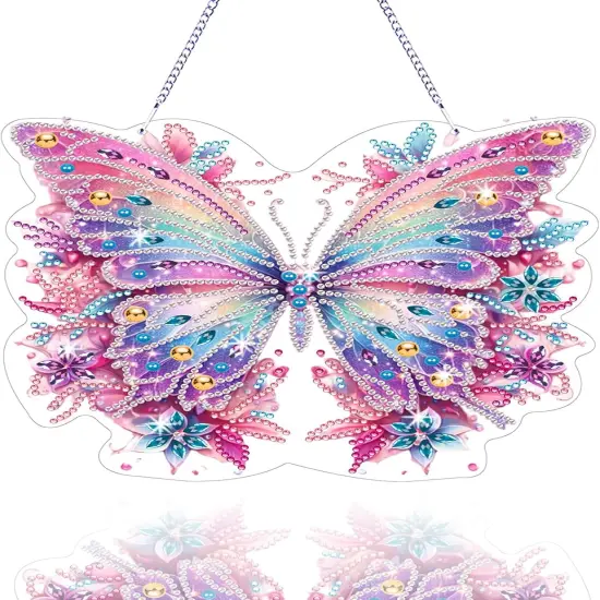 Diamond Art Kit Adults Butterfly Art Special Crystal Gem suncatchers {1}