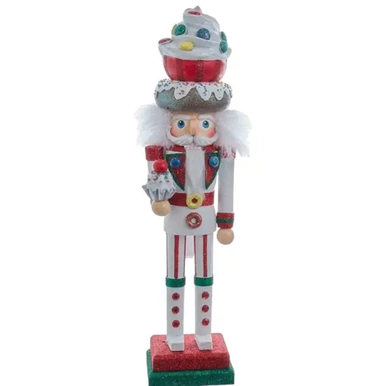 18" Nutcracker Dessert Cupcake &ndash; Festive Christmas Decoration {1}