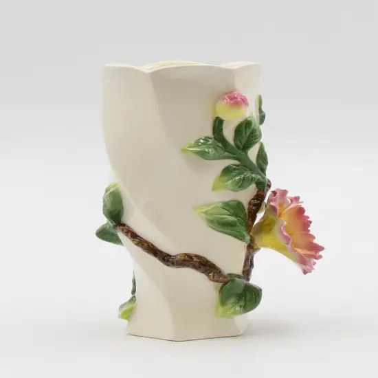 Ceramic Rose Flower Vase, Home Decor, Gift for Her, Gift for Mom {5}