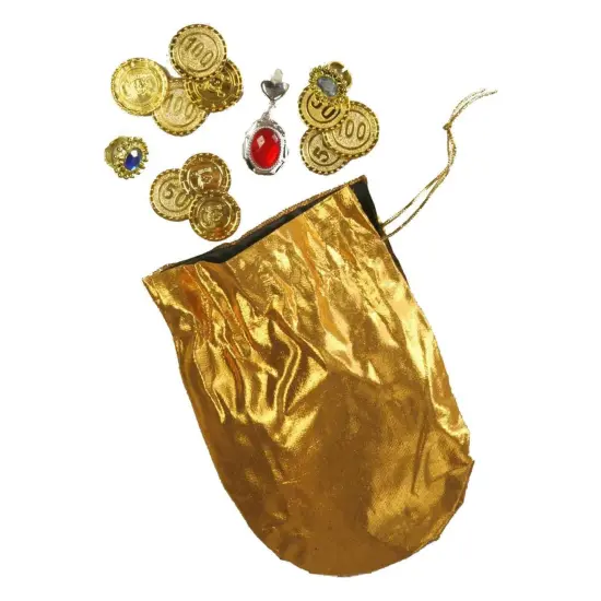 Desert Prince/Princess Coin And Jewel Pouch Costume Accessory {1}