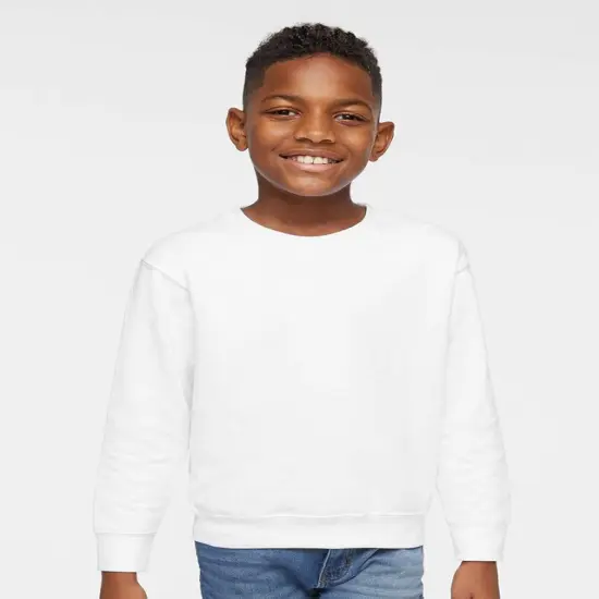 Rabbit Skins&reg; Soft Toddler Fleece Pullover White {1}