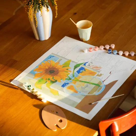 Sunflower in the window {3}