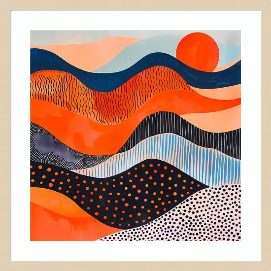 Abyss by Walker Noble Wood Framed Wall Art Print {1}