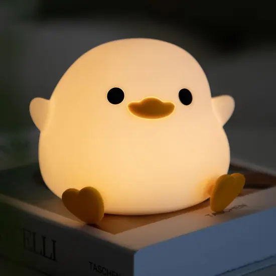 Cute Pea Duck Night Light Duck Lamp {1}