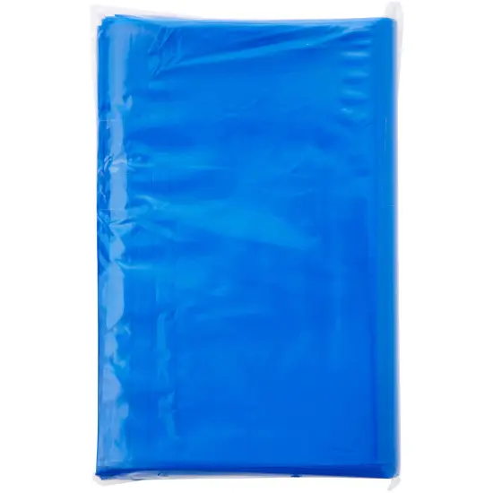 Plymor 9" x 12", Blue 2 Mil Flat Open Plastic Poly Bags {5}