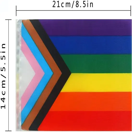 Pride Rainbow Flags Banner String Set,Small Mini Rainbow Gay LGBT Pennant Flag For Rainbow Party Festival Decorations {2}