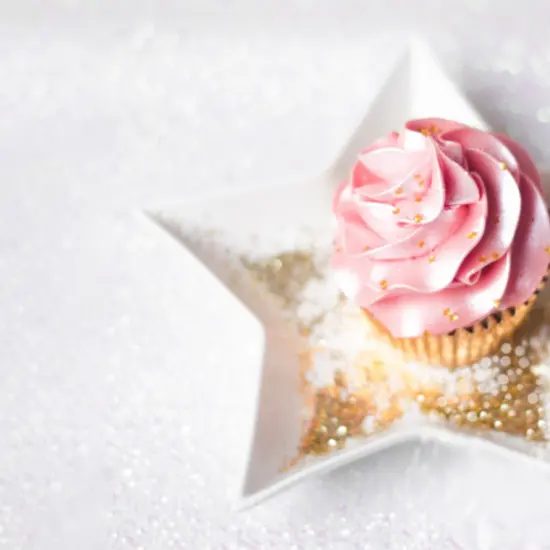 Bakell - Pink Champagne Luster Dust (4g, 1x Pump) Edible Vegan Dust & Paint for Baking, Desserts and Beverages {5}