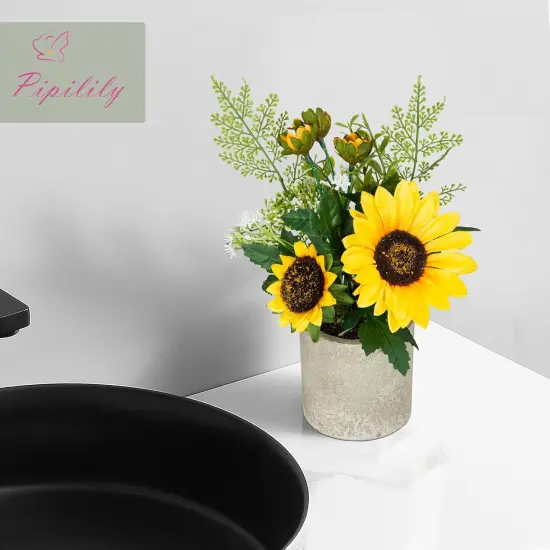 Artificial Sunflowers Decor - 4 Pack {5}