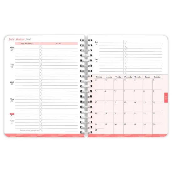 House of Turnowsky | 2026 6 x 7.75 Inch 18 Months Weekly Desk Planner | Foil Stamped Cover | July 2025 - December 2026 {4}