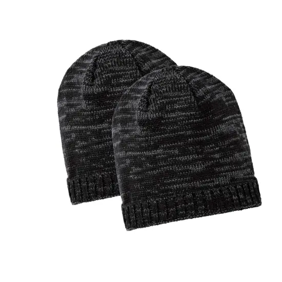 District&reg; Spaced Dyed Beanie Black/ Charcoal {3}