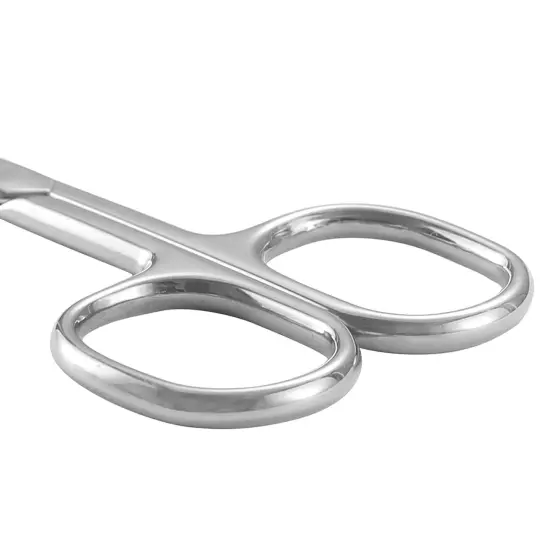 Premium Manicure Scissors Multi-purpose Stainless Steel Cuticle Pedicure Beauty Grooming Kit for Nail, Eyebrow, Eyelash, Dry Skin Curved Blade 3.5 inch {3}