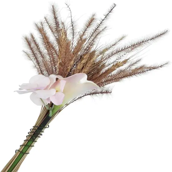 60 Pieces 18 Gauge Floral Stem Wire 14 Inch Crafting Floral Paper Wrapped Wire, Dark Green {5}