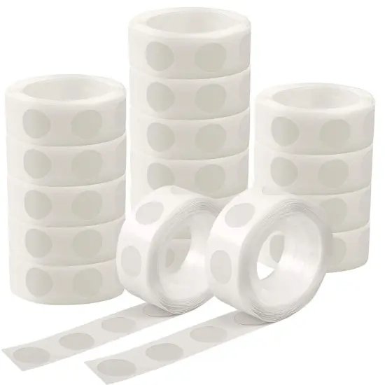 0 Pcs Balloon Glue Removable Adhesive Tape Double Sided Point Dots, 60 Rolls {1}