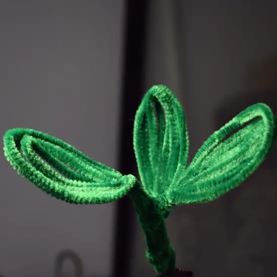 Dark Green Pipe Cleaners Craft (100 Pieces) Chenille Stems for DIY Art Creative Festival Day Decorations (0.24 x 12 Inch) {4}