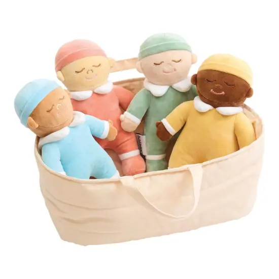 Kaplan Early Learning Company Cuddle Dolls - Set of 4 {7}