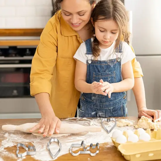 Stainless Steel Cookie Cutter Set Assorted Shapes 108 Pieces {3}