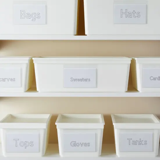 100 Pack Clear Self-Adhesive Pocket Label Holders for Index Cards 3x5, Bulk Top Load Plastic Sleeves for Storage {3}