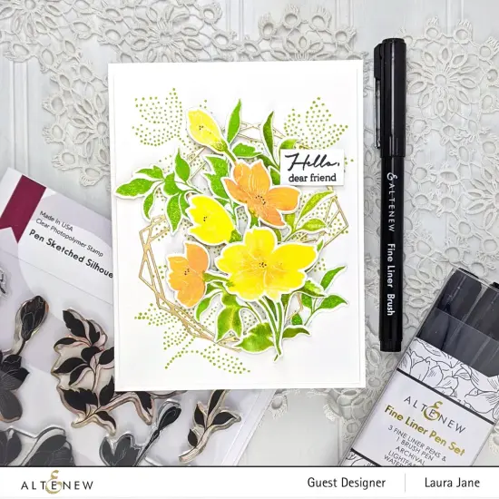 Pen Sketched Silhouette {3}