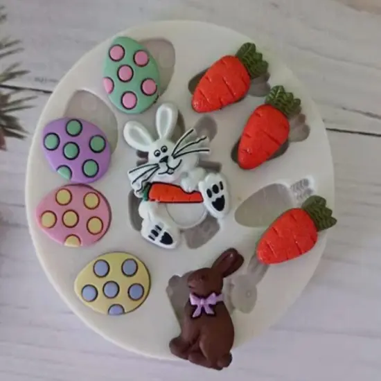 Easter Bunny Silicone Mold 12 {4}
