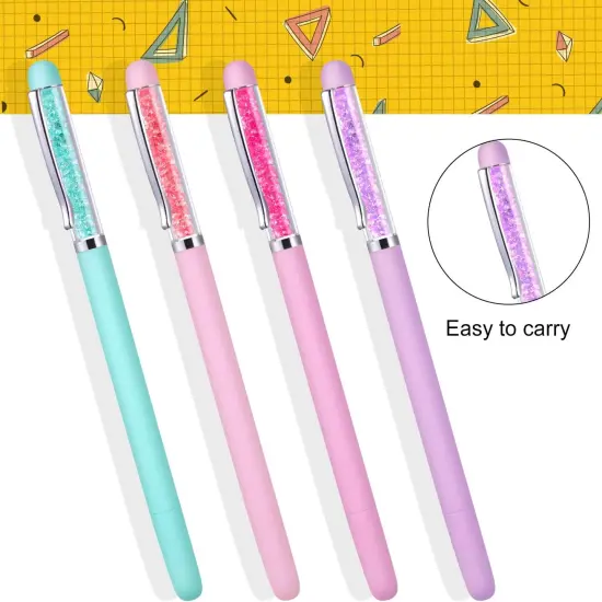 4 Pieces Diamond Painting Drill Pen DIY 5D Diamond Painting Point Drill Pen Nail Point Pen for DIY Nail Craft Sewing Children's Handicraft Point Drill Tools, 4 Colors {4}