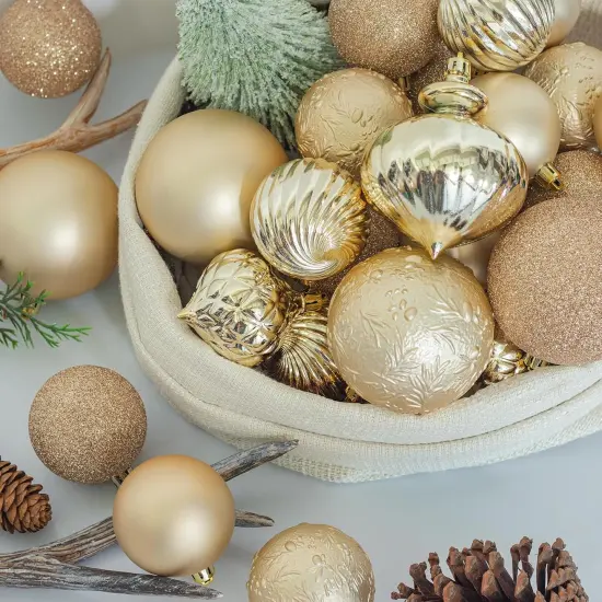 KI Store Champagne Christmas Balls 34pcs {4}