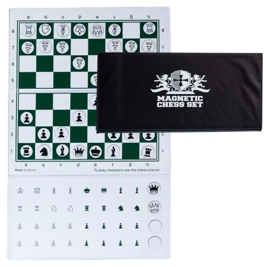 WE Games Magnetic Travel Chess Set Trifold {1}