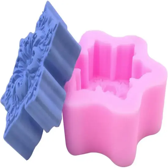 3D Snowflake Silicone Soap Molds for Soap Making {2}