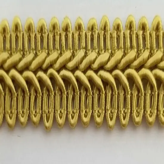 1/2" Chinese French Braid Gimp Trimming - 12 Continuous Yards - Many Colors! Antique gold {1}