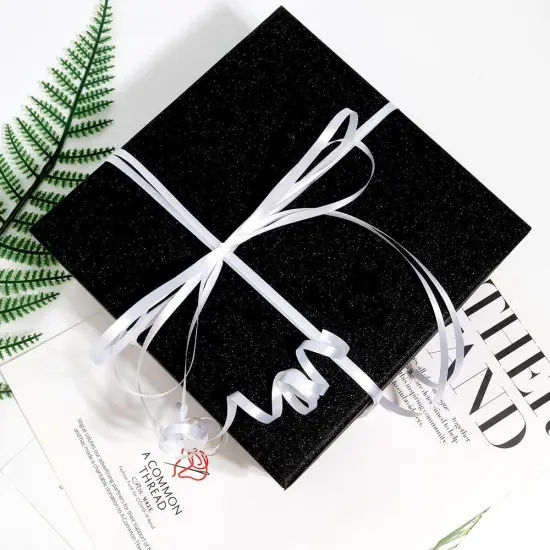 White Curling Ribbon for Gift Wrapping, Balloons, Crafts (500 Yards, Solid, Plastic, Multiple Occasions) {4}