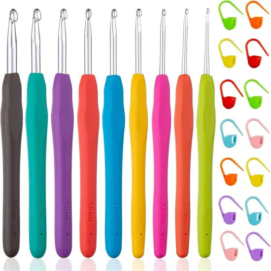 Vodiye 23 PCS Crochet Hooks {1}