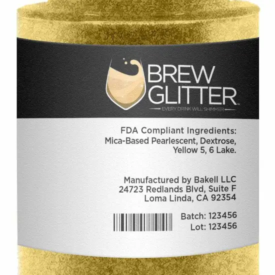 Yellow Edible Glitter Spray Pump | Brew Glitter&reg; {6}