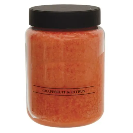 Grapefruit Citrus Jar Candle &ndash; Dual Wick, 120&ndash;140 Hour Burn Time {1}