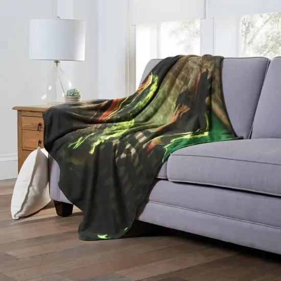 Warner Brothers Beetlejuice Silk Touch Throw Blanket Deformed {3}