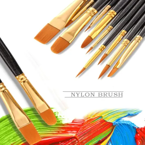 36-Color Watercolor Paint Set with Water Brush Pen, 10 Paint Brushes &ndash; Vibrant Water-Soluble Paint Cakes for Kids, Adults & Beginner Artists {3}