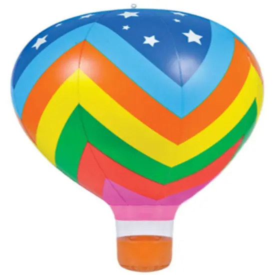 22" ZigZag Inflatable Hot Air Balloon Toy Decoration {1}