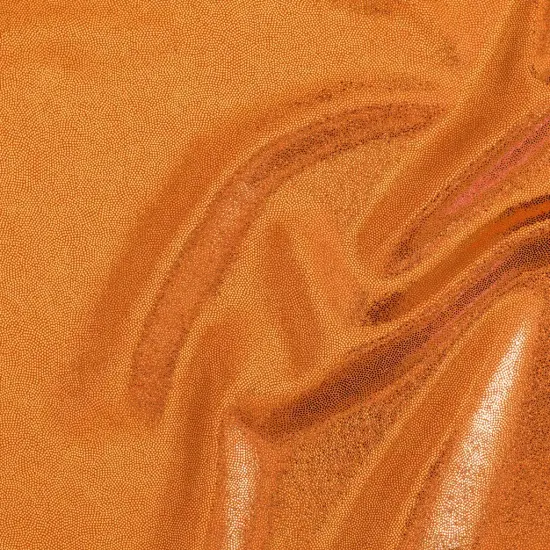 1 Yard Foggy Foil 4 Way Stretch Nylon Spandex Tricot Fabric For Swimwear Cosplay Dancewear 60&rdquo; Width Neon Orange {4}