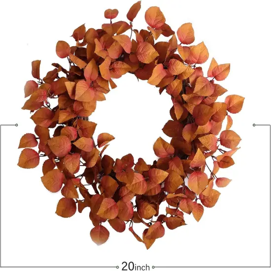 Artificial Fall Wreath - 20 Inch {3}