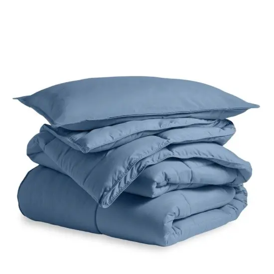 Soft Lightweight Goose Down Alternative Comforter Bedding Set with Wrinkle Resistant Breathable {7}