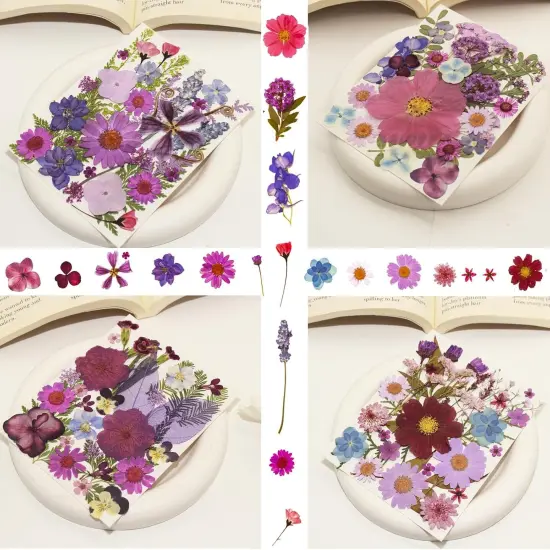 Dried Pressed Flowers Leaves kit for Resin Molds {5}