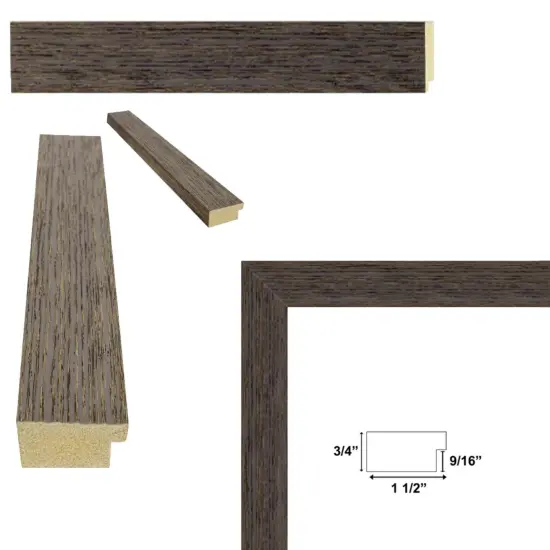 Gray Weathered Wood Picture Frame - Farmhouse Chabi Chic 10x12 frame {4}