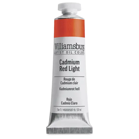 Williamsburg Handmade Oil Paints - Cadmium Red Light, 37 ml tube {2}