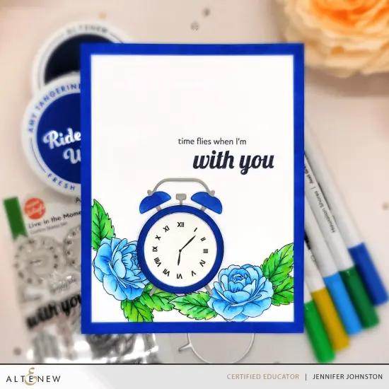 Mini Delight: Live in the Moment Stamp & Die Set {6}