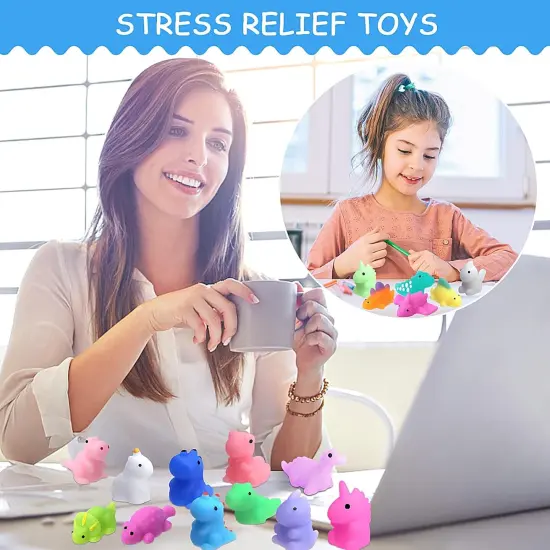 30pcs Squishy Mochi Toys - Mini Dinosaur {5}