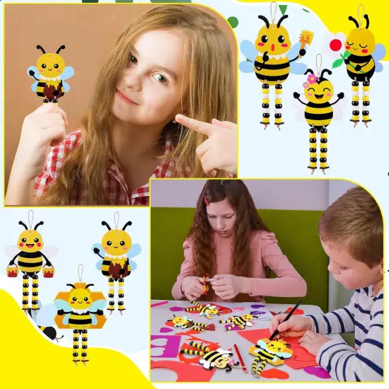 24 Sets Bee Sign Craft Kits Spring Crafts {4}