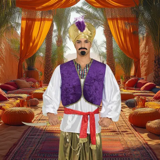 Desert Prince Costume Shirt & Vest {4}