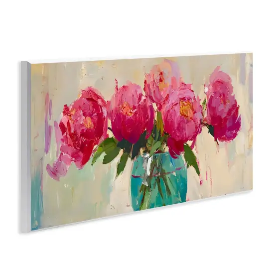 Stupell Industries Vibrant Peonies Vase Wall Plaque, design by LSR Creative Studio {3}